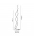 XL Floor Lamp 22W LED 3000K, 1800lm, Dimmable White, Frosted Acrylic - 2
