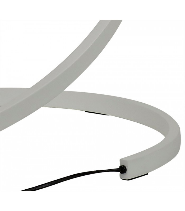 XL Floor Lamp 22W LED 3000K, 1800lm, Dimmable White, Frosted Acrylic - 4