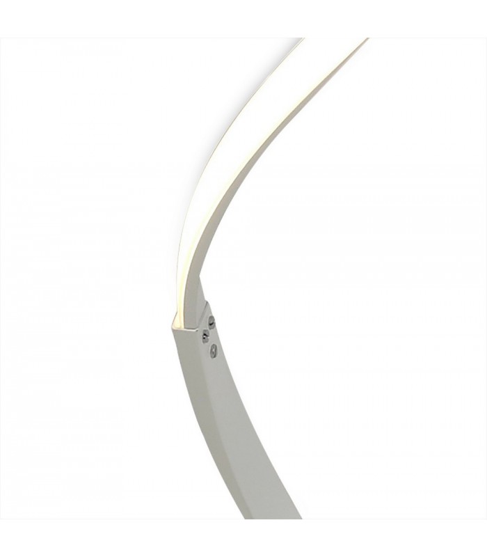 XL Floor Lamp 22W LED 3000K, 1800lm, Dimmable White, Frosted Acrylic - 5