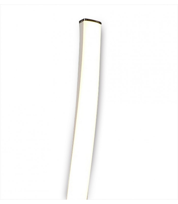 XL Floor Lamp 22W LED 3000K, 1800lm, Dimmable White, Frosted Acrylic - 7