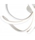 Semi Flush Ceiling Light 74cm Round 5 Looped Arms 60W LED 2800K, 4800lm, Dimmable, White, Frosted Acrylic - 5