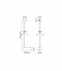 Wall Lamp , Reader 1L 3W LED Square Head Spot, 3000K, 135lm, Round Base Matt White - 2
