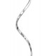 Floor Lamp 180cm, 42W LED, 3000K, 3360lm, Silver & Chrome - 5
