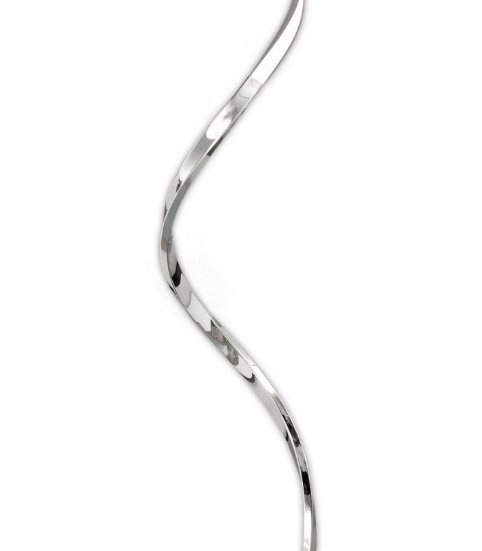 Floor Lamp 180cm, 42W LED, 3000K, 3360lm, Silver & Chrome - 5
