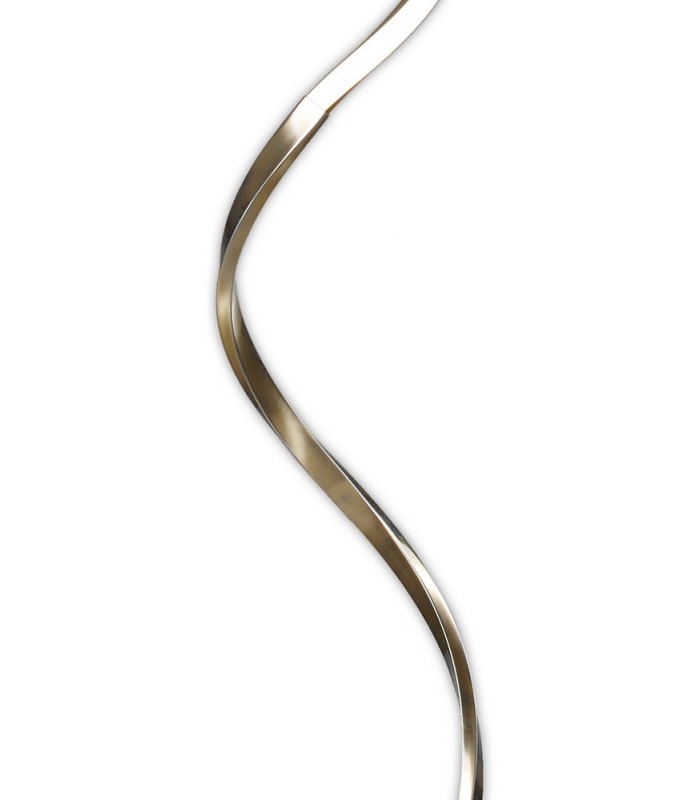 Floor Lamp 180cm, 42W LED, 3000K, 3360lm, Antique Brass - 5