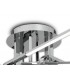 Semi Flush Ceiling Light 42W LED, 3000K, 3360lm, Polished Chrome - 3