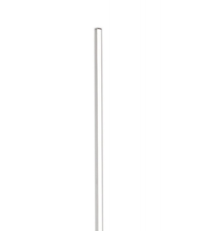 Floor Lamp 175cm, 20W LED, 3000K, 1600lm Dimmable, Polished Chrome - 4