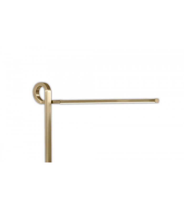 Floor Lamp 163cm, 7W LED, 3000K, 540lm Dimmable, Antique Brass - 5
