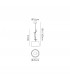 Ceiling Pendant 35cm Round, 1 x E27 (Max 40W), Imitation Wood, Linen Shade - 2