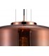 Ceiling Pendant 40cm Round, 1 x E27 (Max 40W), Copper , Rose Gold Glass - 6