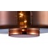 Ceiling Pendant 40cm Round, 1 x E27 (Max 40W), Copper , Rose Gold Glass - 7