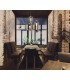 Ceiling Pendant 40cm Round, 1 x E27 (Max 40W), Chrome , Ash Grey Glass - 4