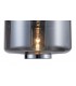 Ceiling Pendant 40cm Round, 1 x E27 (Max 40W), Chrome , Ash Grey Glass - 7