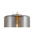 Ceiling Pendant 40cm Round, 1 x E27 (Max 40W), Matt Gold , Cognac Glass - 6