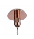 Ceiling Pendant 30cm Round, 1 x E27 (Max 40W), Copper , Rose Gold Glass - 4