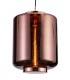 Ceiling Pendant 30cm Round, 1 x E27 (Max 40W), Copper , Rose Gold Glass - 5