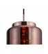 Ceiling Pendant 20cm Round, 1 x E27 (Max 40W), Copper , Rose Gold Glass - 6