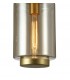 Ceiling Pendant 20cm Round, 1 x E27 (Max 40W), Matt Gold , Cognac Glass - 5