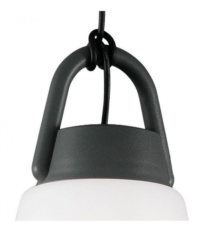 Ceiling Pendant, 1 x E27, IP65, Anthracite - 6