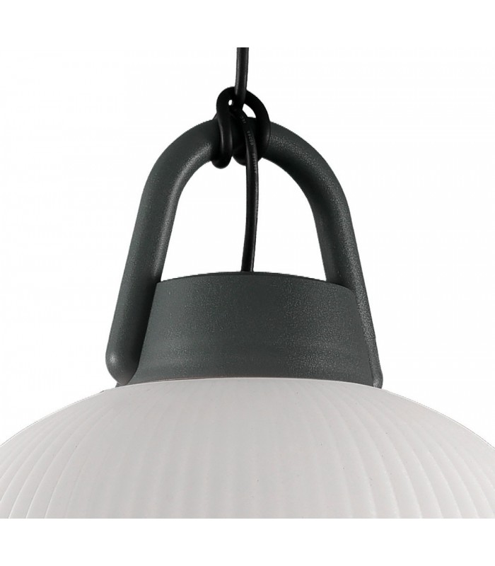 Ceiling Pendant, 1 x E27, IP65, Anthracite - 6