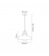 Ceiling Pendant, 1 x E27, IP65, Anthracite - 2