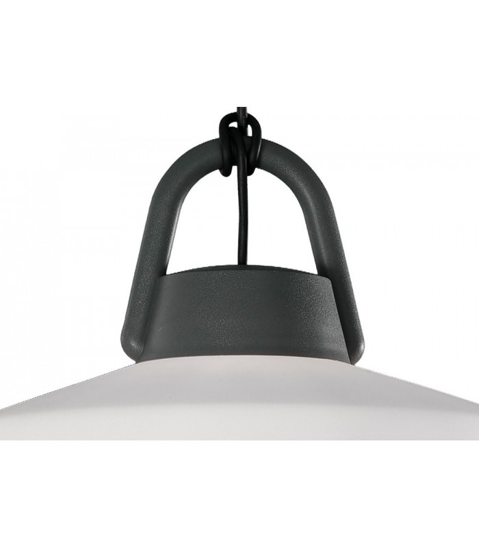 Ceiling Pendant, 1 x E27, IP65, Anthracite - 6