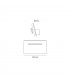 Wall Lamp Rectangular, 8W LED, 3000K, 720lm, White - 2