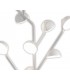 10 Light Floor Lamp 158cm, 30W LED, 3000K, 1650lm, White - 5