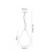 Dome Ceiling Pendant 28cm Round, 1 x E27 (Max 60W), White - 2
