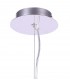 Dome Ceiling Pendant 28cm Round, 1 x E27 (Max 60W), White - 3