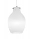 Dome Ceiling Pendant 18cm Round, 1 x E27 (Max 60W), White - 4