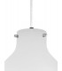 Dome Ceiling Pendant 18cm Round, 1 x E27 (Max 60W), White - 5