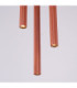 Arche Cluster Pendant Ceiling Light Red Ochre 3x G9-10
