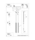 Arche Cluster Pendant Ceiling Light Red Ochre 3x G9-12