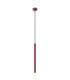 Arche Slim Pendant Ceiling Light Burgundy 1x G9-1