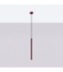 Arche Slim Pendant Ceiling Light Burgundy 1x G9-3
