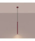 Arche Slim Pendant Ceiling Light Burgundy 1x G9-4