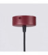 Arche Slim Pendant Ceiling Light Burgundy 1x G9-10