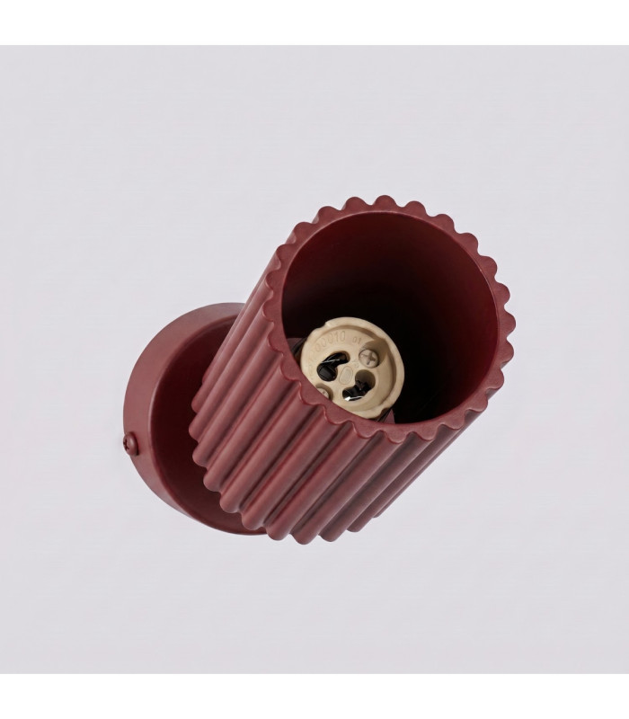 Karbon Ceiling Single Spotlight Burgundy 1x GU10-7