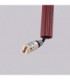 Arche Slim Pendant Ceiling Light Burgundy 2x G9-9