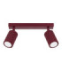 Karbon Twin Ceiling Spotlight Burgundy 1x GU10-1