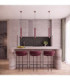 Arche Cluster Pendant Ceiling Light Burgundy 3x G9-2