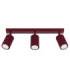 Karbon Ceiling Spotlight Bar Burgundy 3x GU10-1