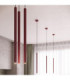 Arche Cluster Pendant Ceiling Light Burgundy 3x G9-13