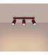 Karbon Ceiling Spotlight Bar Burgundy 3x GU10-4