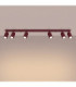 Karbon Ceiling Spotlight Bar Burgundy 6x GU10-4