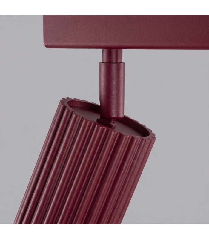 Karbon Ceiling Spotlight Bar Burgundy 6x GU10-9