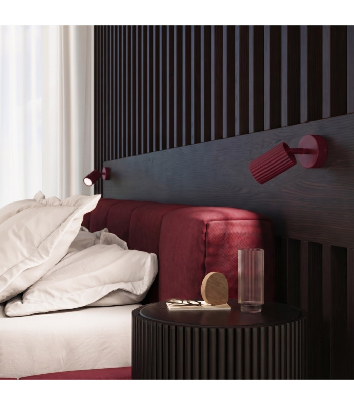 Karbon Ceiling Spotlight Bar Burgundy 6x GU10-13