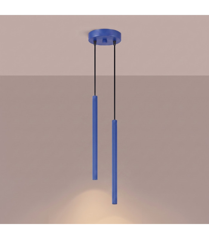 Arche Cluster Pendant Ceiling Light Ultramarine 2x G9-4