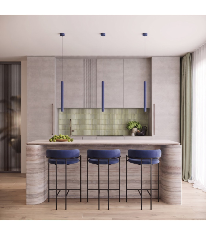 Arche Cluster Pendant Ceiling Light Ultramarine 3x G9-2